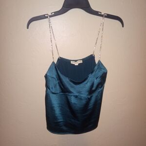 Dark silky green tank size Large From Thirty Thirty